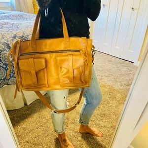 A Joanna Gaines fave! Bought this from her Magnolia site. Gorgeous leather.